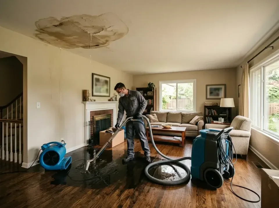 attic-pipe-burst-ceiling-drip-008 — frequently asked questions, Water Damage Restoration & Carpet Care in Stanford, KY